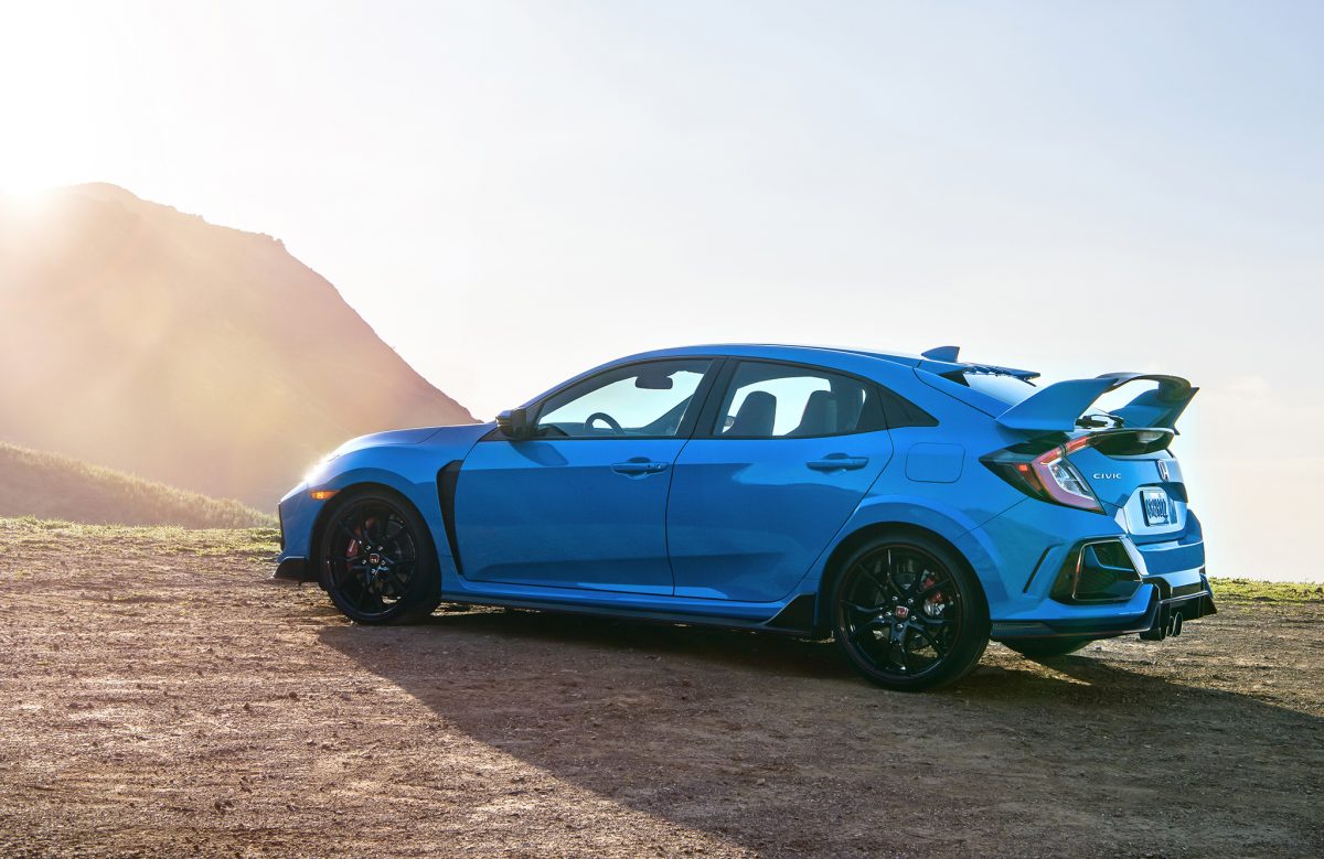 REFRESHED 2020 HONDA CIVIC TYPE R IN BOOST BLUE PEARL Honda Expo